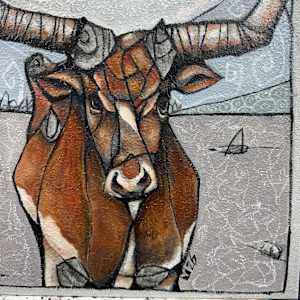 Standing Outside by Young Kim 