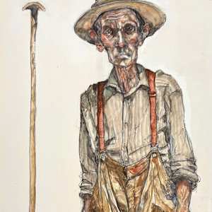 A farmer by Young Kim 