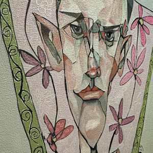 Thinking about flower by Young Kim 