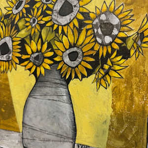 Sunflower Vase by Young Kim 