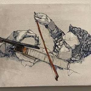 A Violinist by Young Kim 