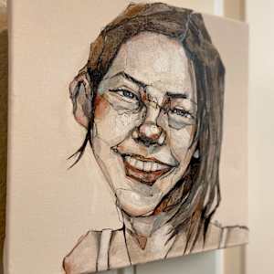 Portrait of a girl by Young Kim 