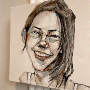 Portrait of a girl by Young Kim 