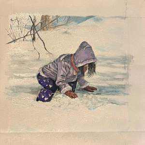 Snowy day by Young Kim 