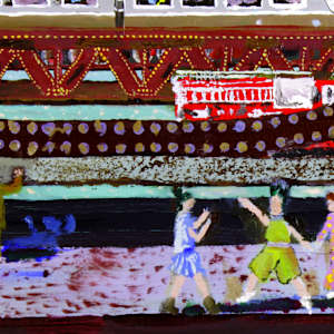 A City Called Tomorrow by Douglas Black  Image: DETAIL of people on the bridge