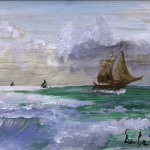 Nautical Study No. 4, after a painting attr. to August Löhr by Douglas Black