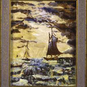 Nautical Study No. 1 by Douglas Black  Image: Framed Nautical Study No.1