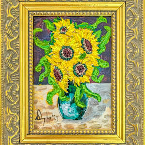 SUNFLOWERS No. 5 by Douglas Black  Image: Framed Sunflowers No. 5