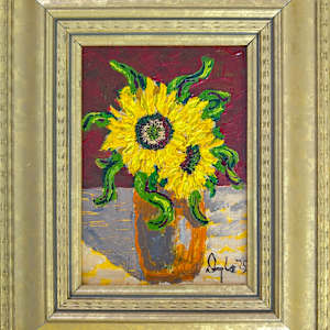 SUNFLOWERS No. 2 by Douglas Black  Image: Framed Sunflowers No. 2