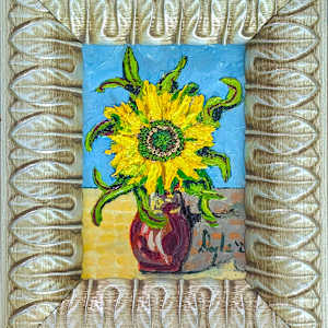 SUNFLOWERS No. 1 by Douglas Black  Image: Framed Sunflowers No. 1