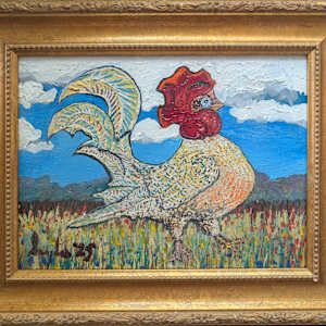 Blue-eyed Chicken by Douglas Black  Image: Framed Blue-eyed Chicken