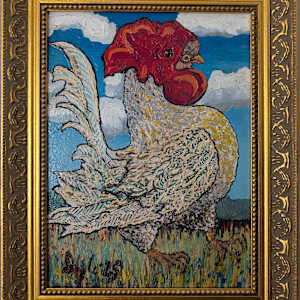 Dancing Chicken by Douglas Black  Image: Framed Dancing Chicken