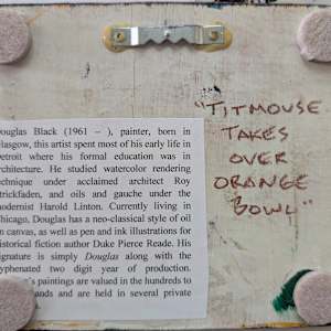 Titmouse Takes Orange Bowl by Douglas Black  Image: Back, Titmouse Takes Orange Bowl