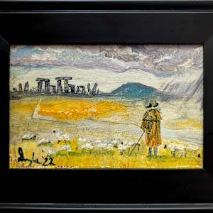 Stonehenge, 1827 by Douglas Black  Image: Framed Stonehenge 1827