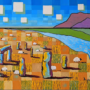 Prime Flock - Standing Stones No. 5 by Douglas Black, Image 1.