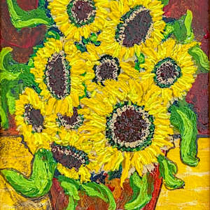 SUNFLOWERS No. 9 by Douglas Black