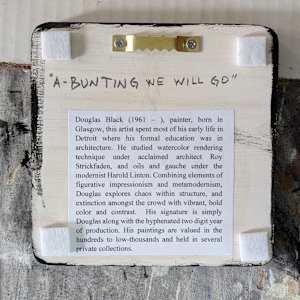 A Bunting We Will Go by Douglas Black  Image: BACKSIDE, A Bunting We Will Go