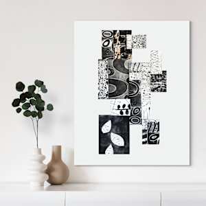 Collaborative Collagraph by Wanda Oliver  Image: In Situ