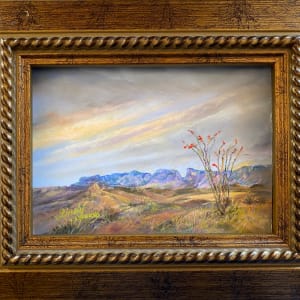 Ocotillo and the Chisos by Lindy Cook Severns 