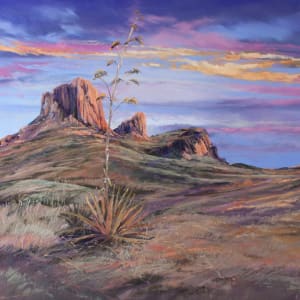 Desert Brushed With Gold by Lindy Cook Severns 
