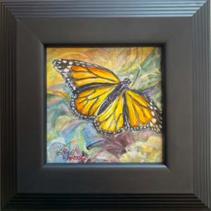 Flying Colors by Lindy Cook Severns  Image: framed in sustainable wood with a dark coffee finish