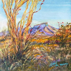 The Desert's Glowing Hour by Lindy Cook Severns 
