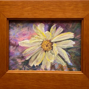 For A Rainy Day by Lindy Cook Severns  Image: custom framed in pecan wood
