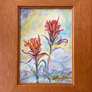 Texas Paintbrushes by Lindy Cook Severns 