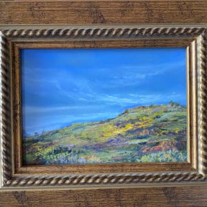Broomweed Heralds Autumn  Image: framed in wood under fine art acrylic