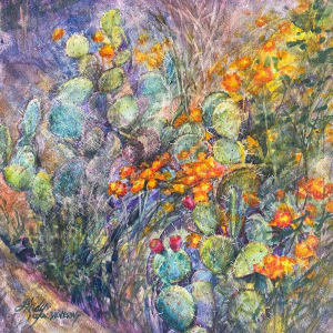 Hugging a Cactus by Lindy Cook Severns