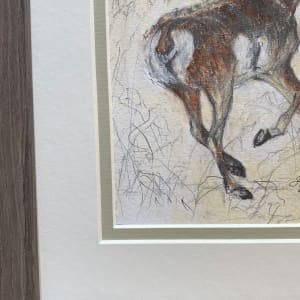 Born to Run by Lindy Cook Severns  Image: corner detail framed