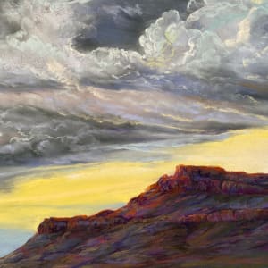 A Dance of Sun-split Clouds by Lindy Cook Severns  Image: detail