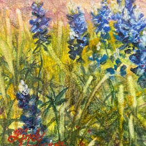 Blue Reverie by Lindy Cook Severns  Image: detail