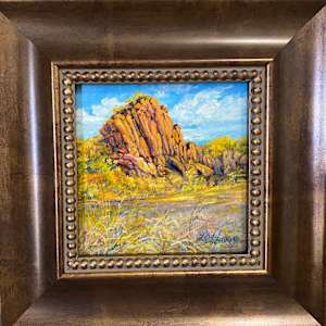 Where Autumn Sets the Stone Ablaze by Lindy Cook Severns 