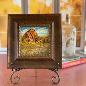 Where Autumn Sets the Stone Ablaze by Lindy Cook Severns 