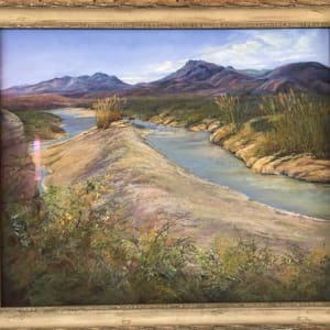 River Between the Lands by Lindy Cook Severns 