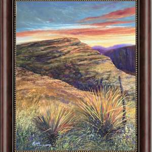 Together at Sunset by Lindy Cook Severns 