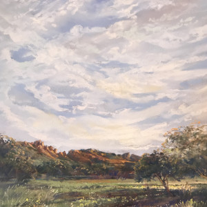 Summer Morning in the Davis Mountains by Lindy Cook Severns 