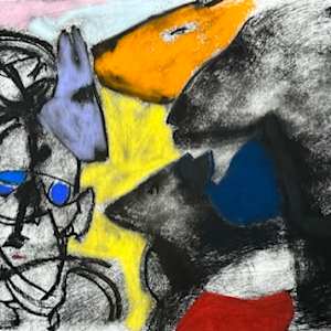 Field Study #2 with Barbed Wire by Daniel Tucker, Image 1.