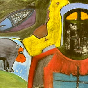 The Knight, His Yellow Horse, His Bear, and His Boat of Stars by Daniel Tucker, Image 4.