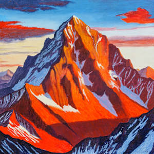 Alpenglow Serenity by JM Sutherland, Image 1.
