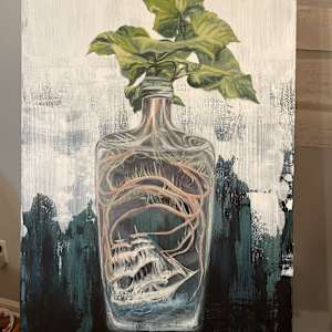Message in a Bottle by Lindsey Veil  Image: Work in progress