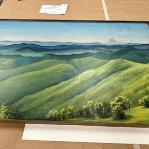 The Journey of Light by Lindsey Veil  Image: The surface was finished with a professional UV protective varnish with a satin finish.