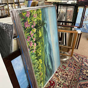 The Journey of Light by Lindsey Veil  Image: Shipped and ready to be hung in their final resting place at the Northeast Georgia Health System patient tower in Gainesville, GA!