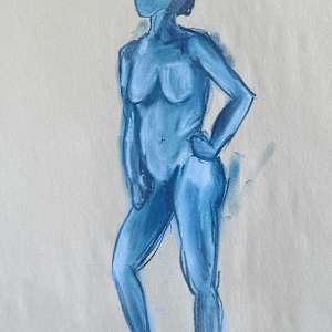 Jen in Blue by Olivia Sanchez