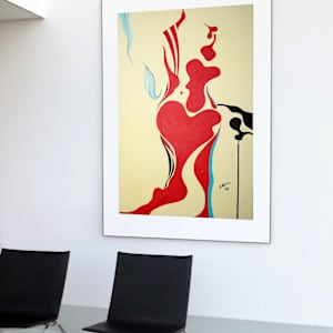 Lady in Red by Masha Schwartz Art 