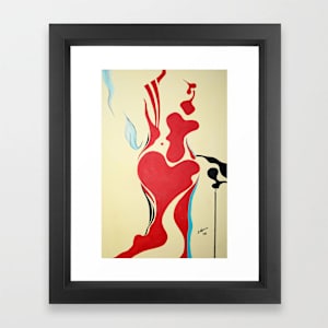Lady in Red by Masha Schwartz Art 