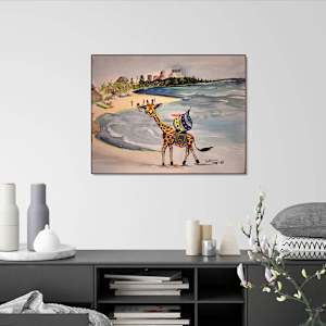 Procession of the Sultan by Masha Schwartz Art  Image: Inspire bold leadership and global vision in your workspace