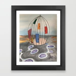 Trapped by Masha Schwartz Art  Image: Thought-provoking abstraction