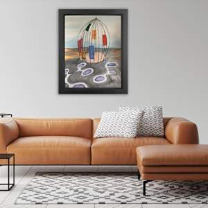 Trapped by Masha Schwartz Art  Image: Transform your living space into a sanctuary of self-discovery and renewal